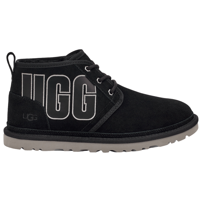 UGG Neumel Graphic Boot Black Grey Suede 1130715-BGSD