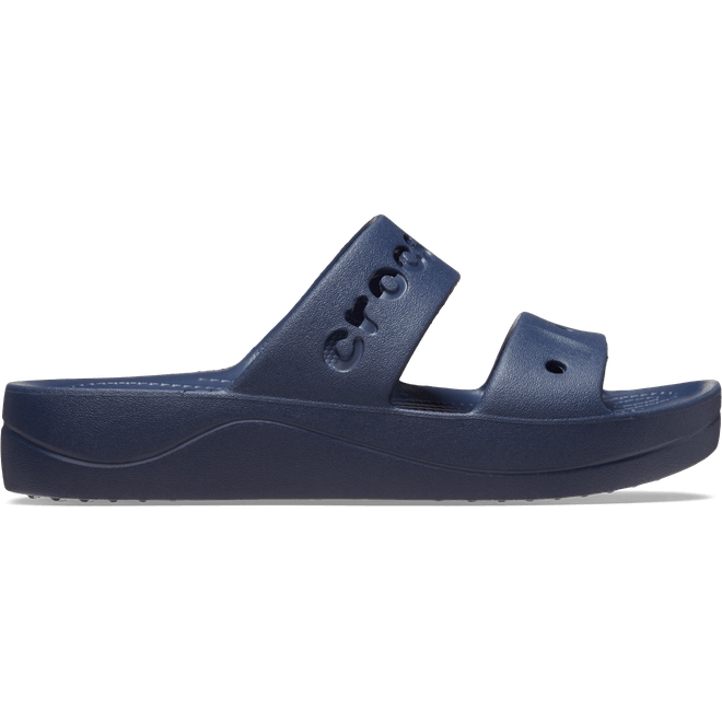 Crocs Women Baya Platform Sandals Navy  208188-410