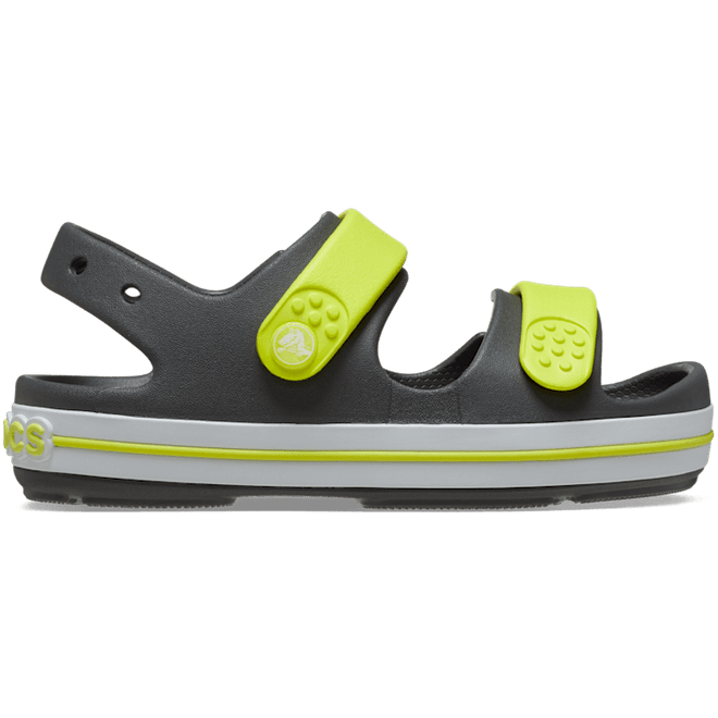 Crocs Kids Crocband™ Cruiser Sandals Slate Grey / Acidity 