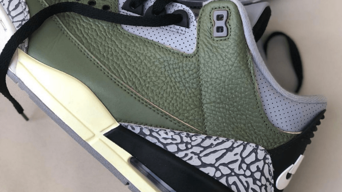 Ist dieser Air Jordan 3 'Aged Olive' ein perfektes Custom?