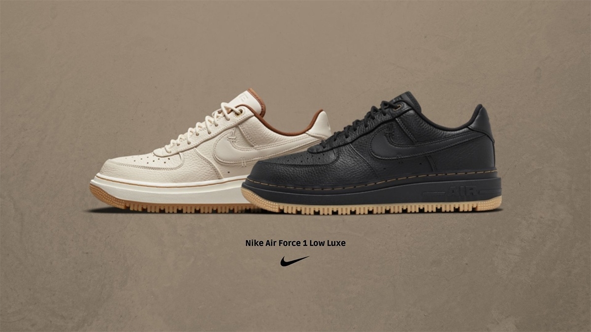 Bereit für die kalten Monate mit den neuen Nike Air Force 1 Low Luxe 'Pecan' und 'Black Gum'