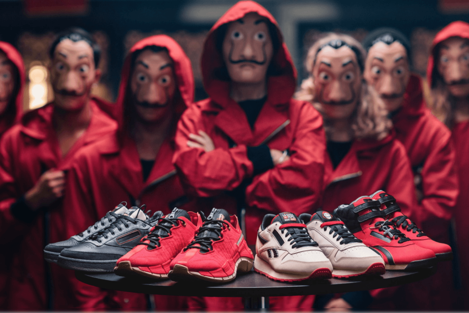Die 'La Casa de Papel' Kollektion bei Reebok