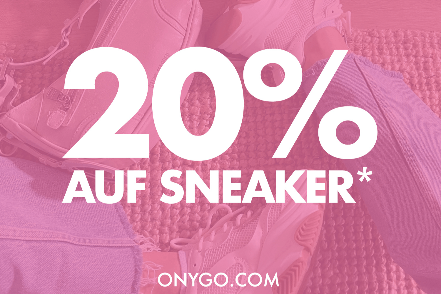 Spare 20% auf Sneaker mit dem Hot Deal bei ONYGO