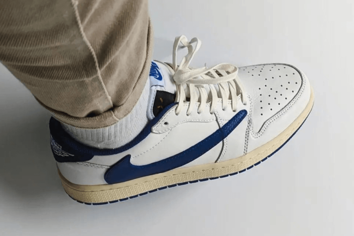 Travis Scott und Fragment tun sich erneut für einen Air Jordan 1 Low Release zusammen