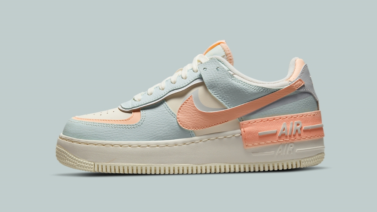 New pastel colorway on the Air Force 1 Shadow