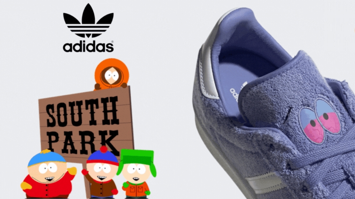 The South Park x adidas Campus 80 'Towelie' is wonderfully soft