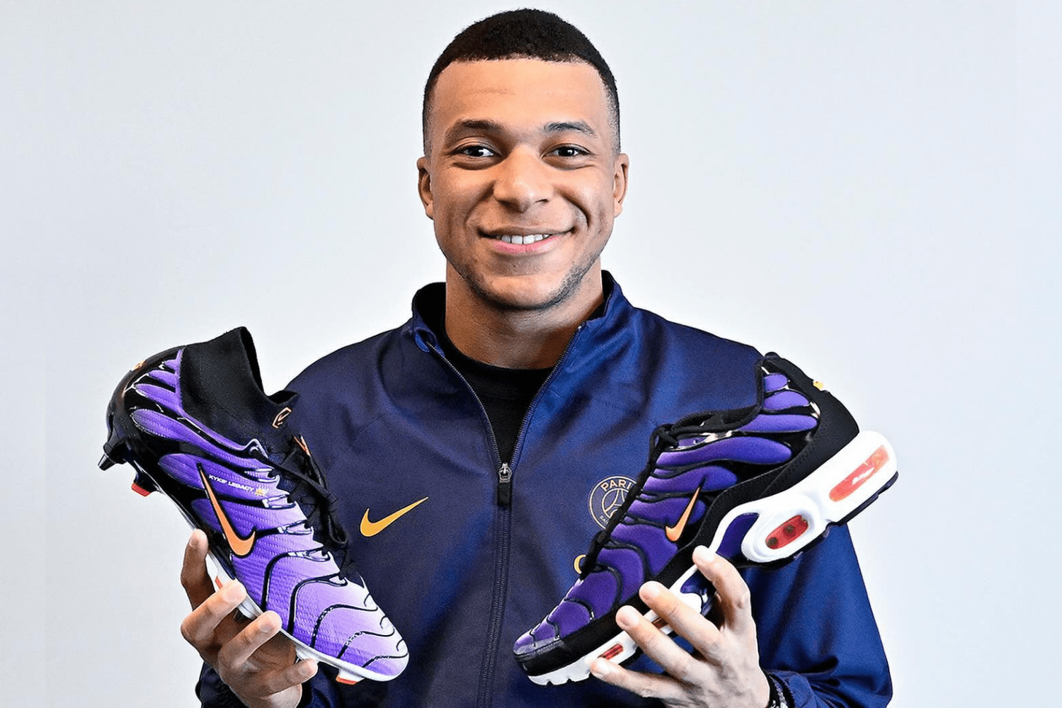 Mbappé presents new Nike Air Mercurial and Air Max Plus TN