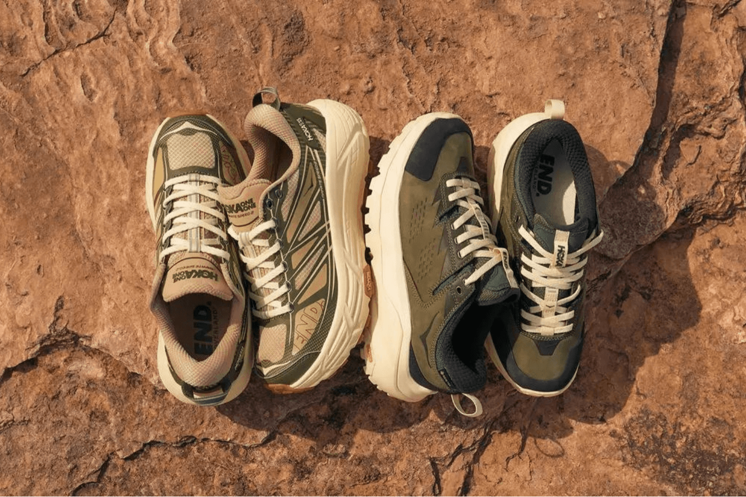 END. and HOKA present their first collaboration 'Overland'