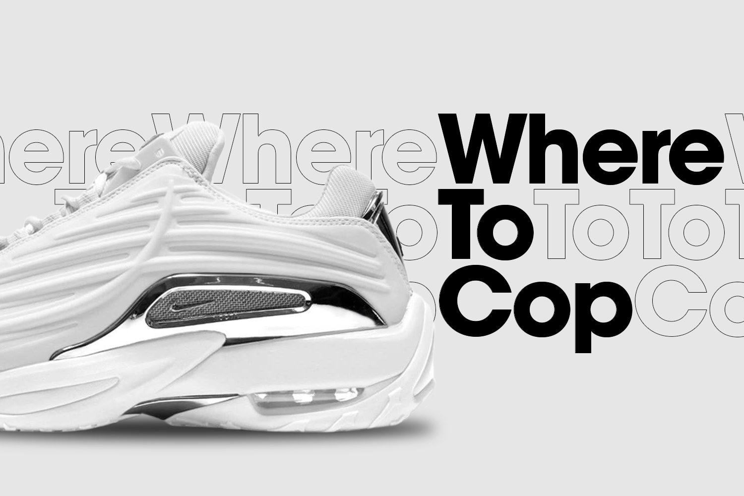 Where to cop: Nocta x Nike Hot Step 2 'White'