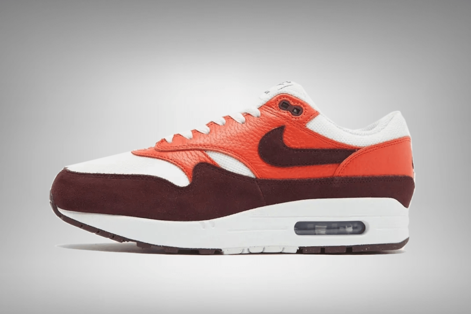 The Nike Air Max 1 'Burgundy Crush' is available exclusively at JD Sports