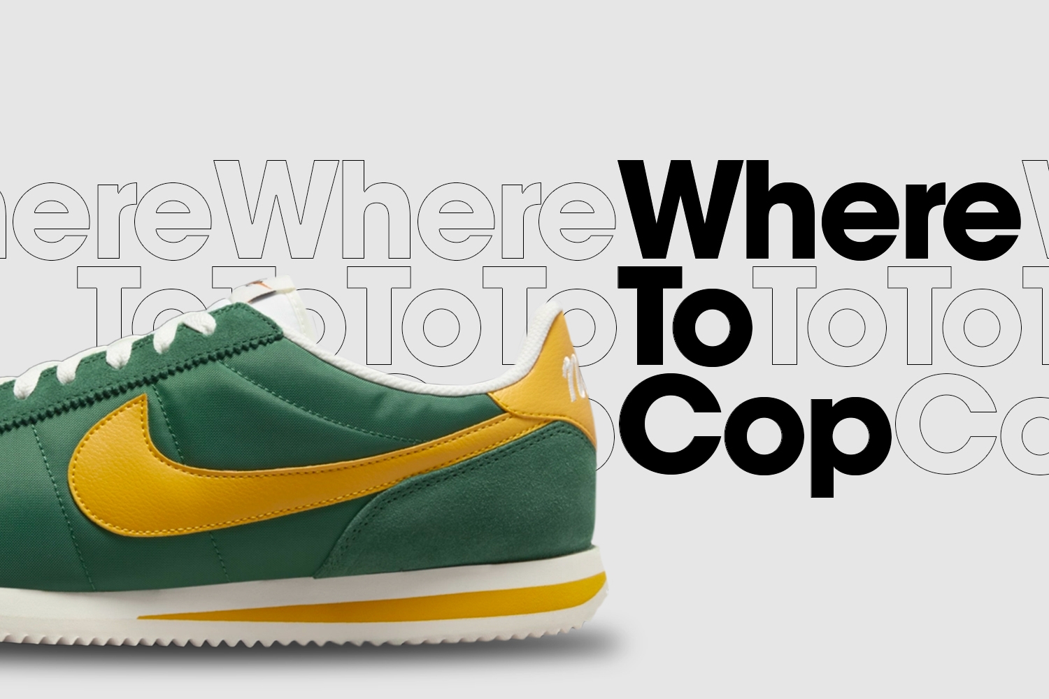 Where to cop: the Nike Cortez 'Oregon'