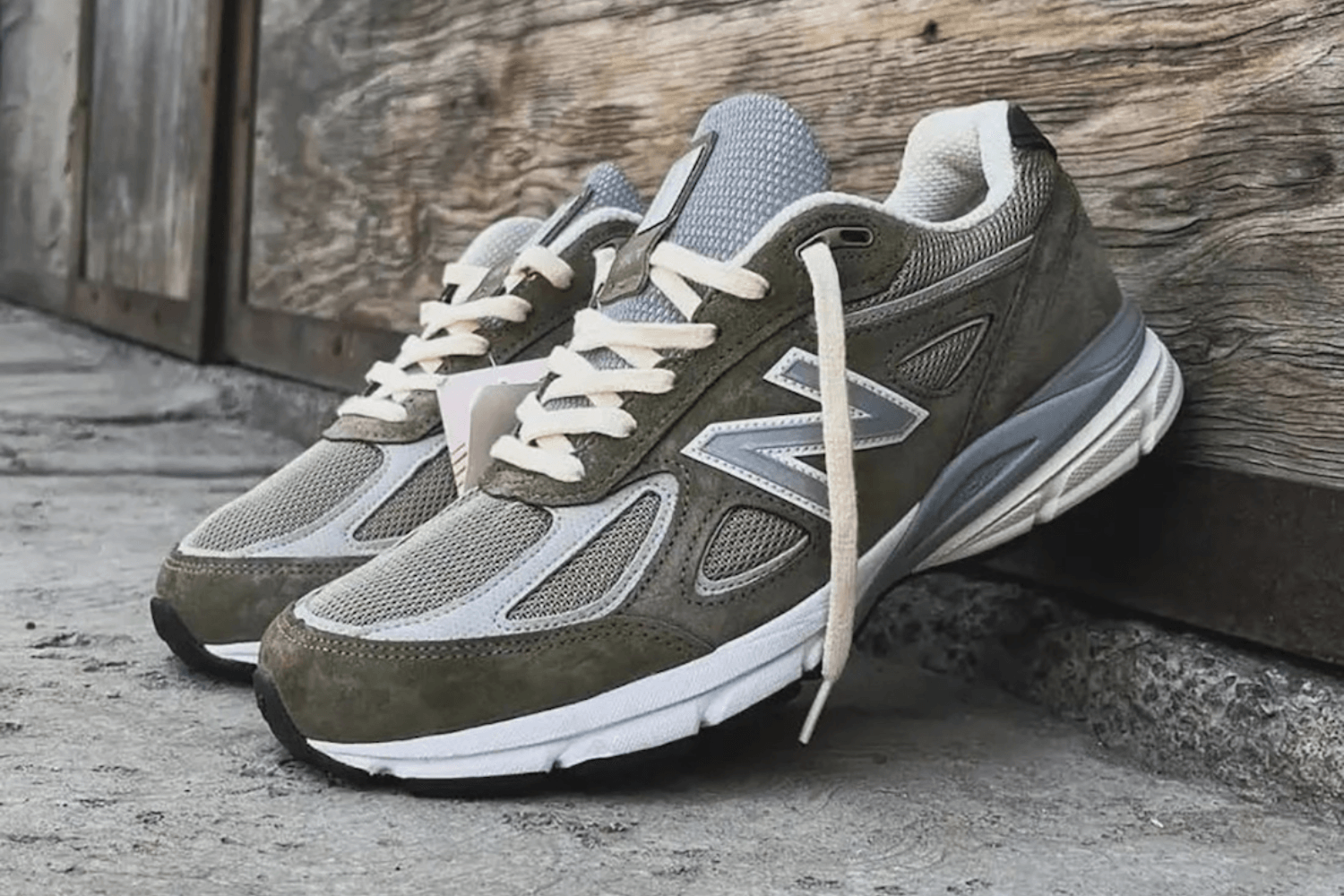 The Aimé Leon Dore x New Balance 990v4 'Olive' is expected in 2024