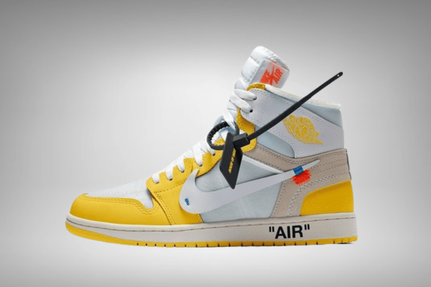 The Off-White x Air Jordan 1 High 'Canary Yellow' is expected to release in 2025