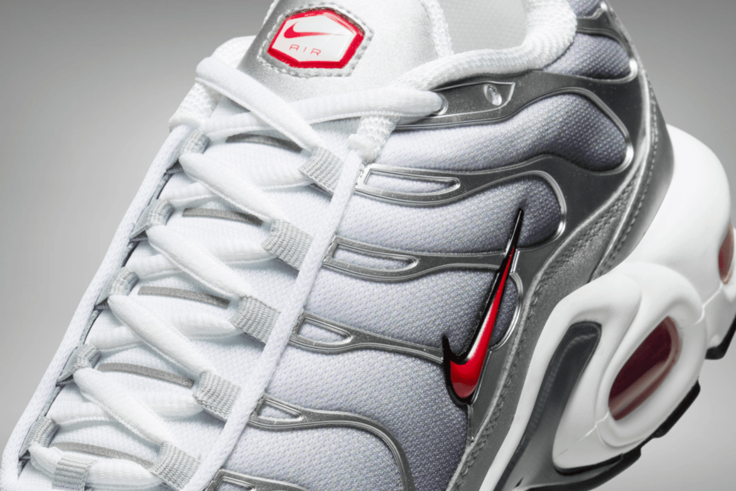 The Nike Air Max Plus 'Silver Bullet' is now available