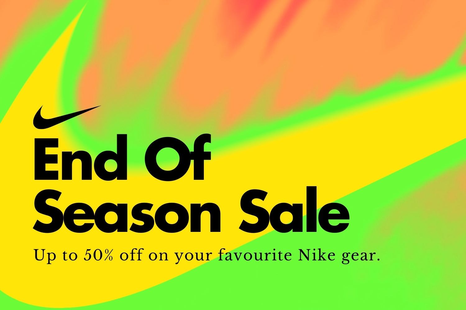 The Nike End Of Season Sale offers up to 50%