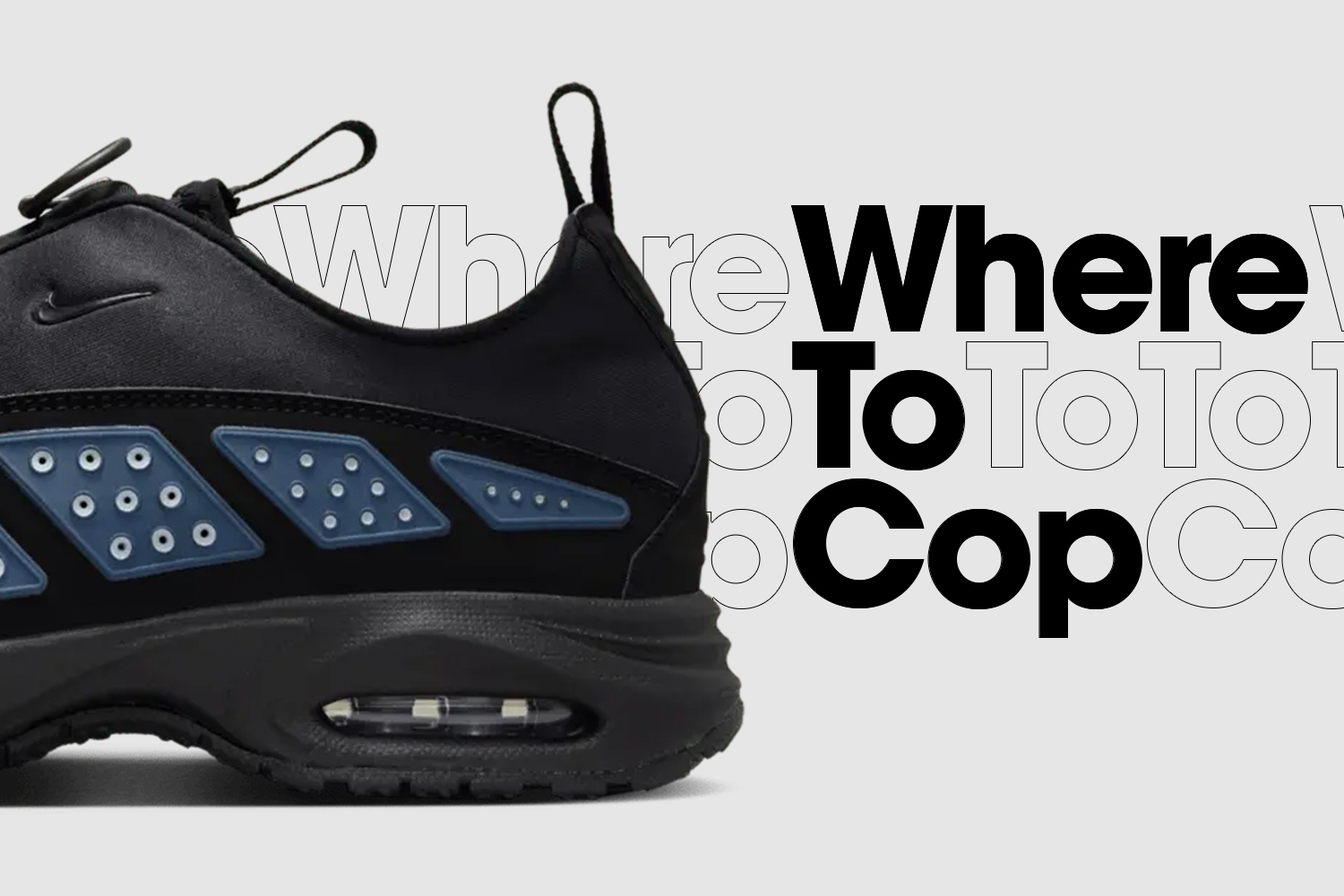 Where to cop: Nike Air Max SNDR WMNS 'Black'