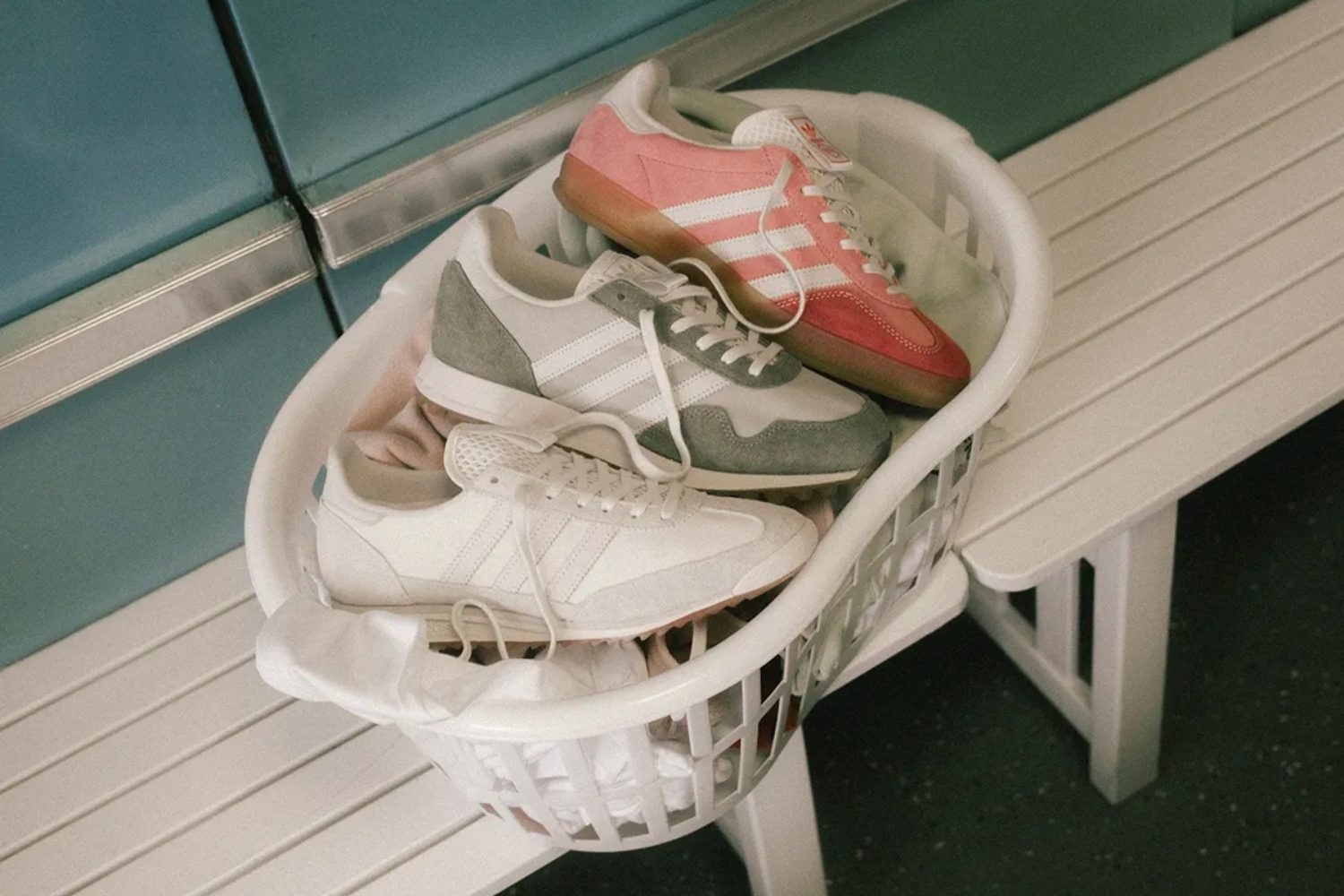 END. Clothing and adidas take inspiration from a laundry blunder for the 'Laundromat' pack