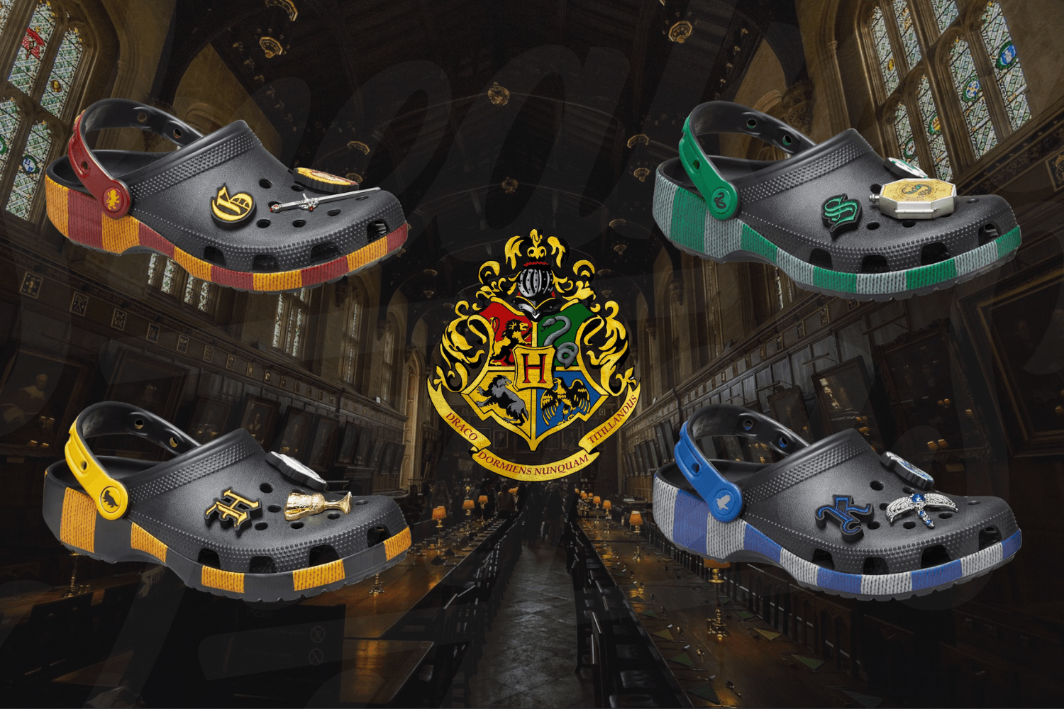 Crocs is welcoming you to Hogwarts with the Harry Potter collection