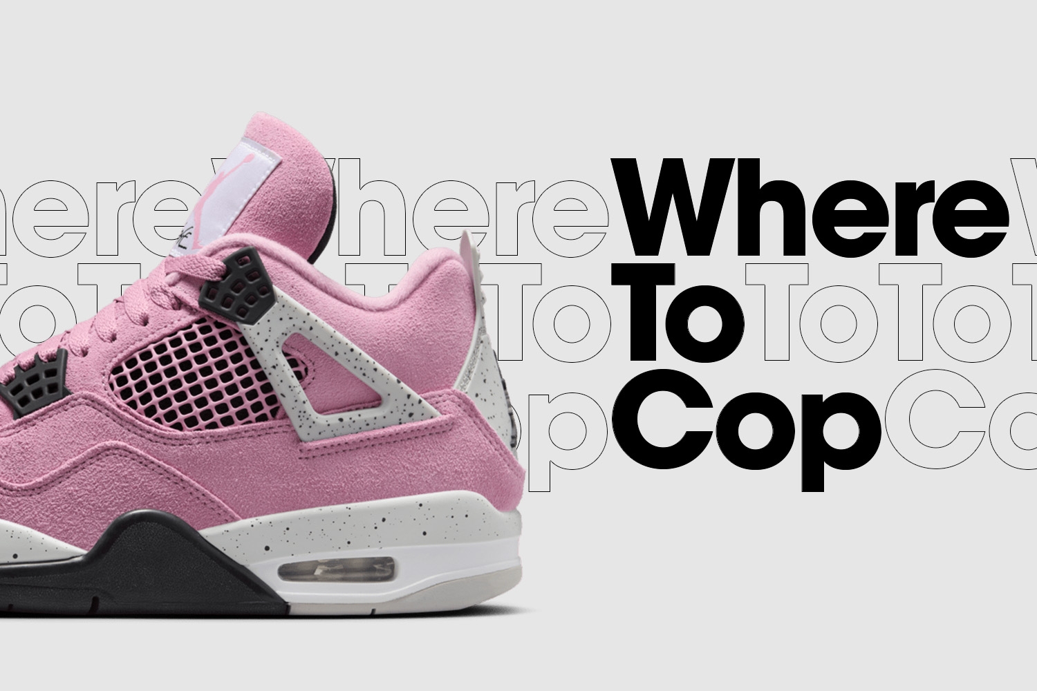 Where to cop: the Air Jordan 4 WMNS 'Orchid'