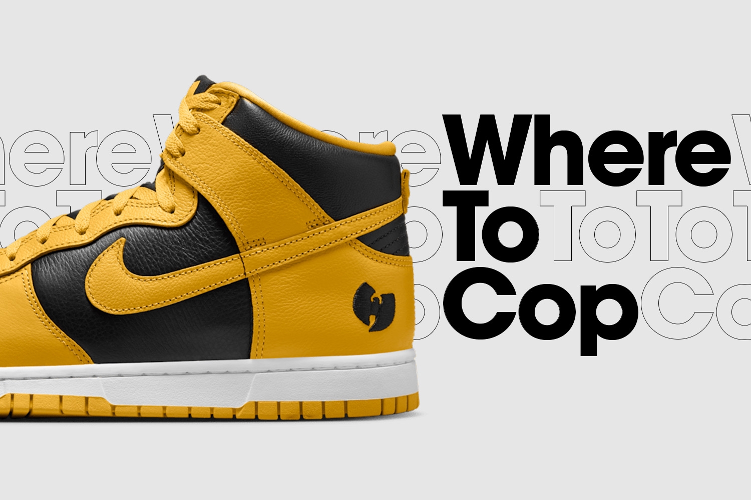 Where to cop: the Wu-Tang x Nike Dunk High - 2024