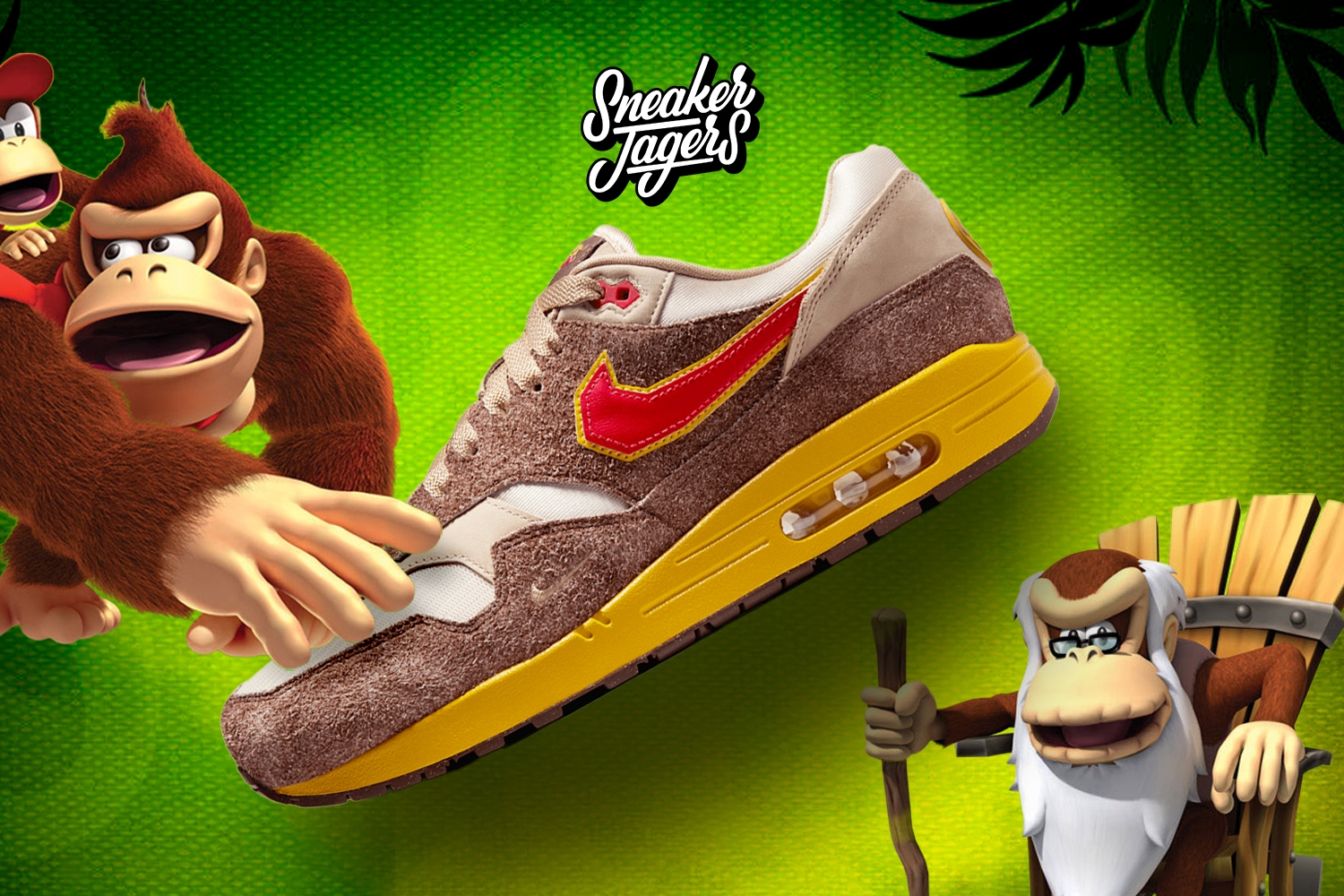 .SWOOSH and Nike release a Donkey Kong-inspired Air Max 1