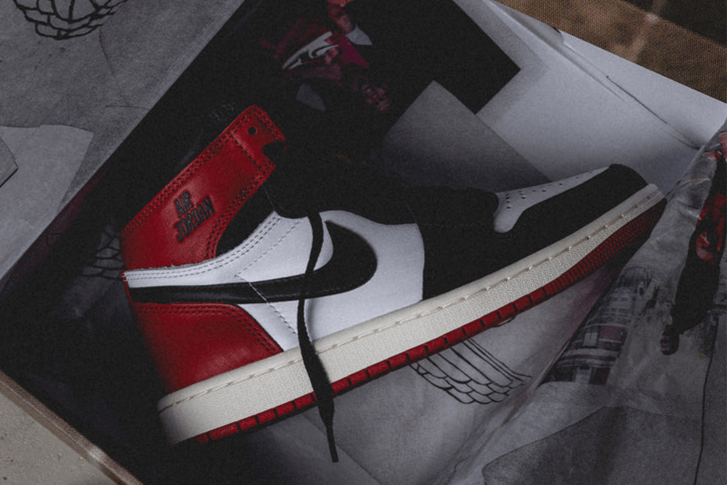 The Air Jordan 1 High OG 'Black Toe Reimagined' will drop at these retailers