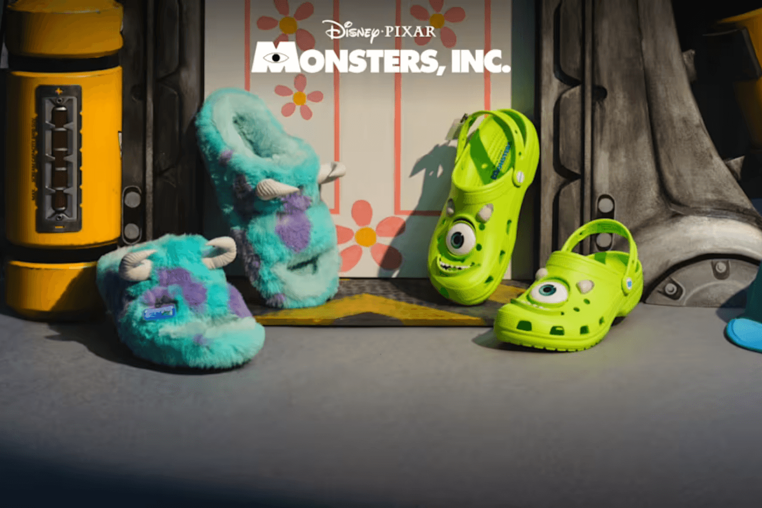 The new Monsters Inc x Crocs collection is here