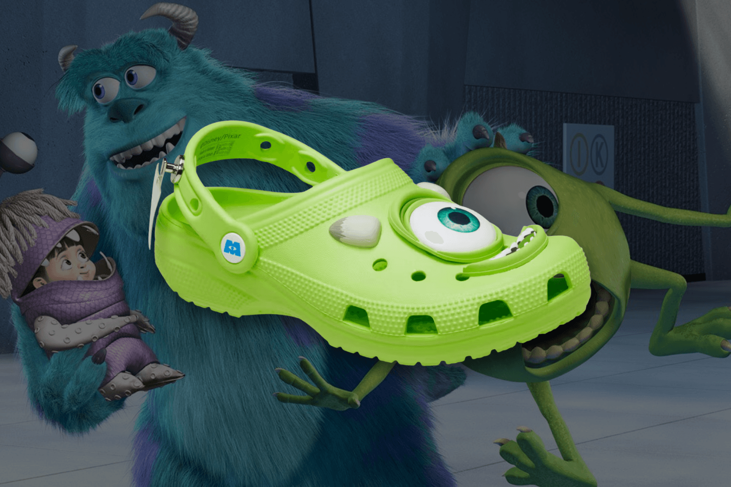 Step into the world of Monsters, Inc. with the Crocs x Mike Wazowski Classic Clog