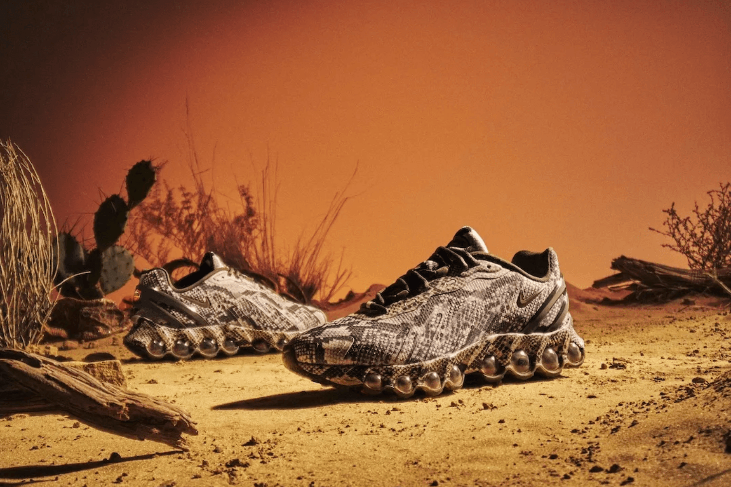 The new Nike Air Max Dn8 uses snake print from head to toe