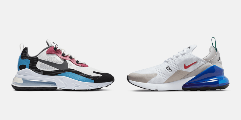 Air Max 270 and Air Max 270 React