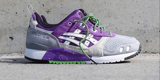 Purple ASICS Gel Lyte III