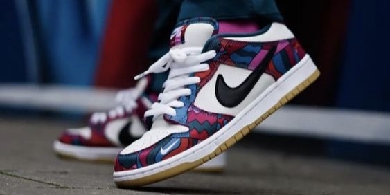 Multi coloured Nike SB Dunk