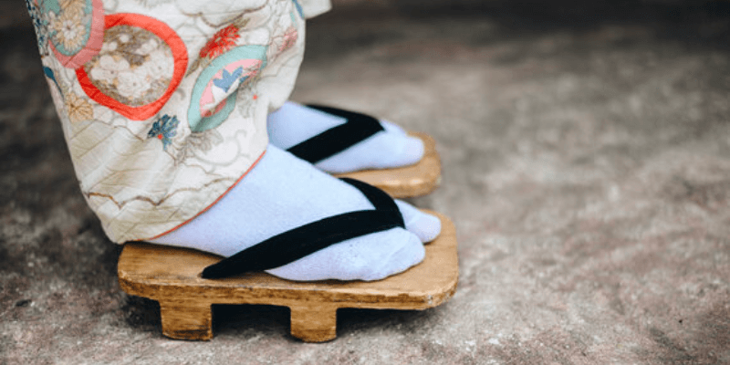 Traditional Japanese sandals