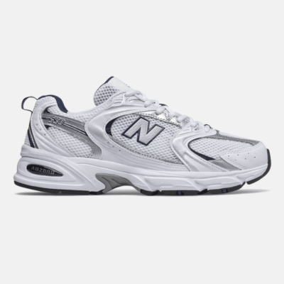 New Balance 530 white and silver