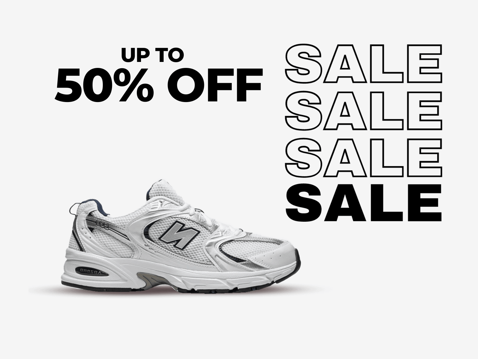 New Balance 530 sales banner 