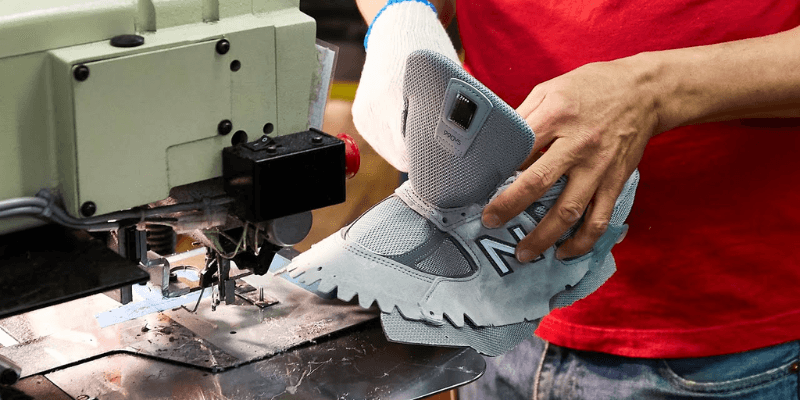 Sawing of a New Balance 990