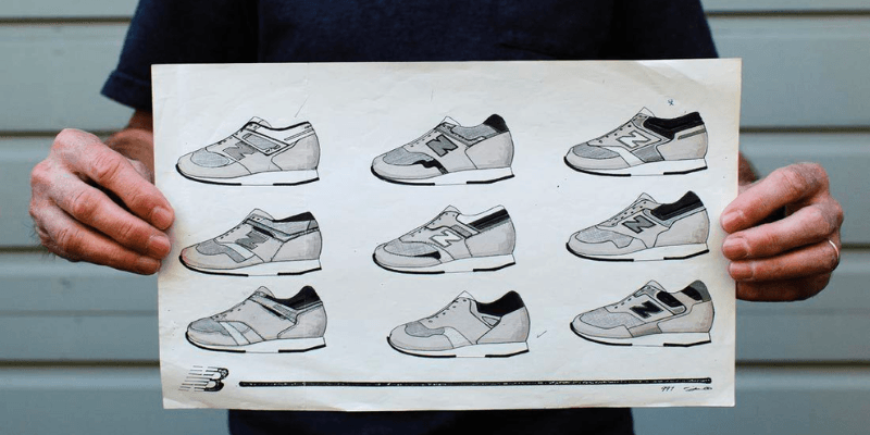 New Balance 997 original drawings