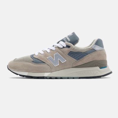 New Balance 998 beige and green