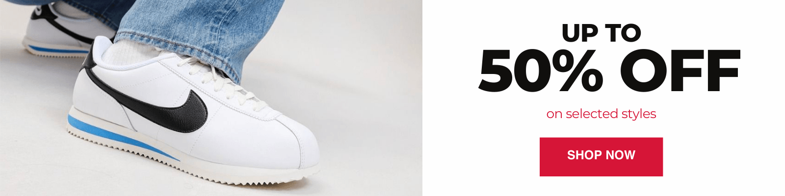 Nike Cortez Sale banner