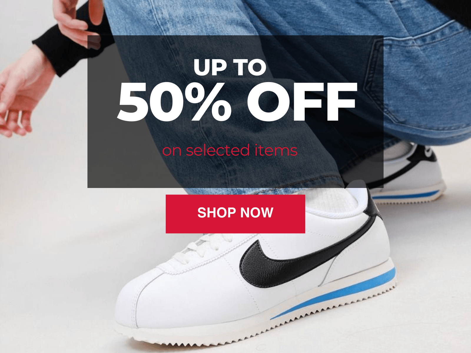 Nike Cortez Sale banner