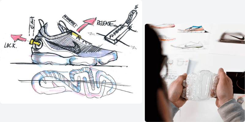 Nike Air VaporMax design elements