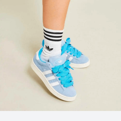 adidas Campus kids on feet