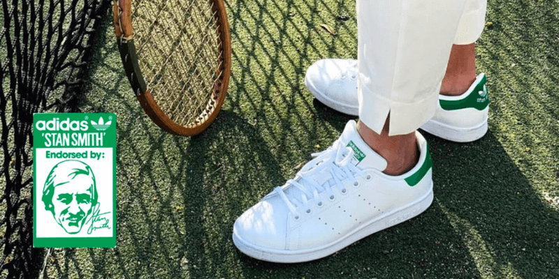 adidas Stan Smith on tennis court