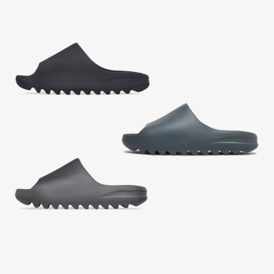 adidas Yeezy Slides black and grey