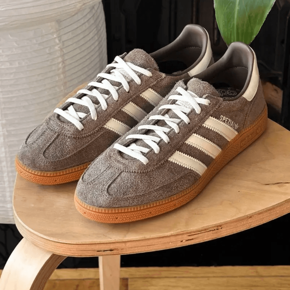 brown adidas spezial