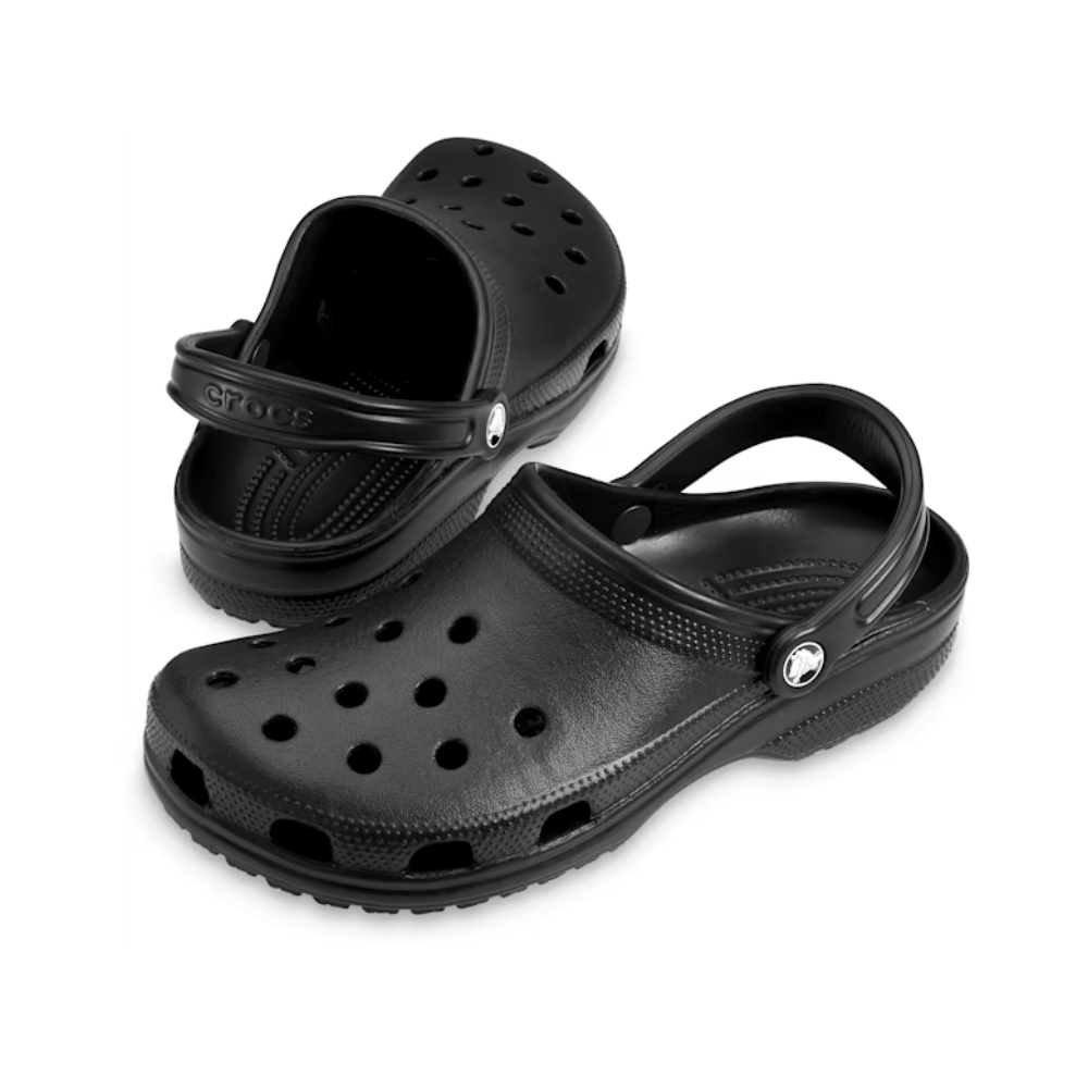 black classic clog