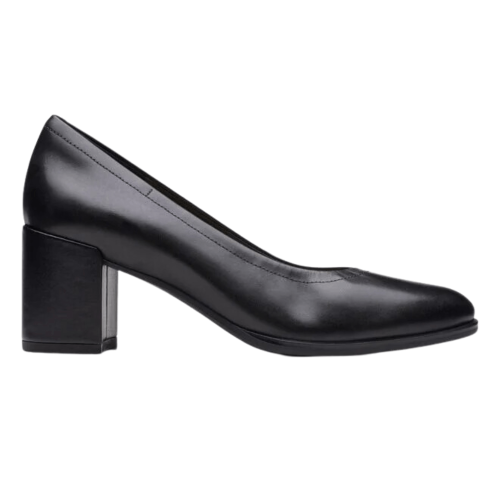 black clarks womens pumps