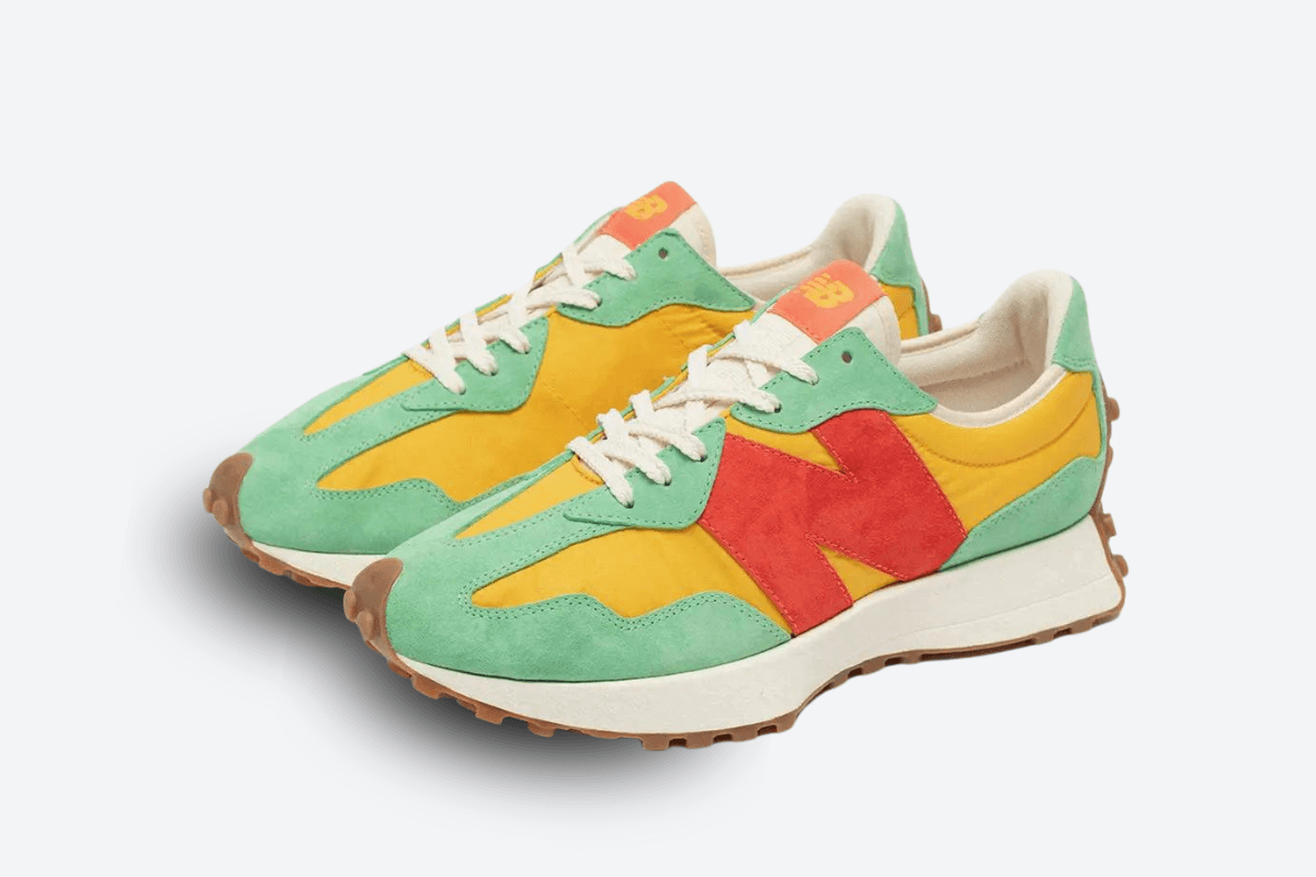 New Balance Collaboration Green Orange Yellow