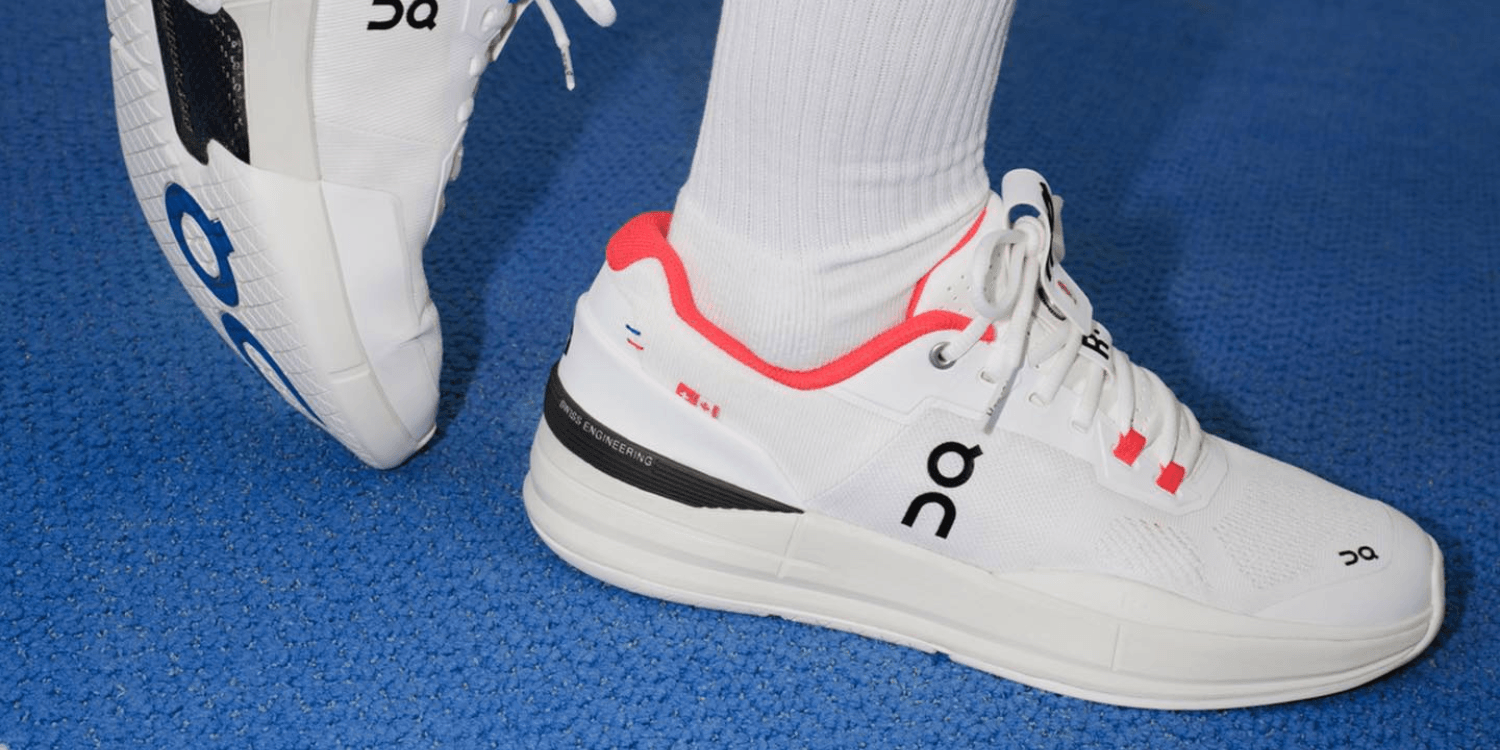 on sneakers roger federer