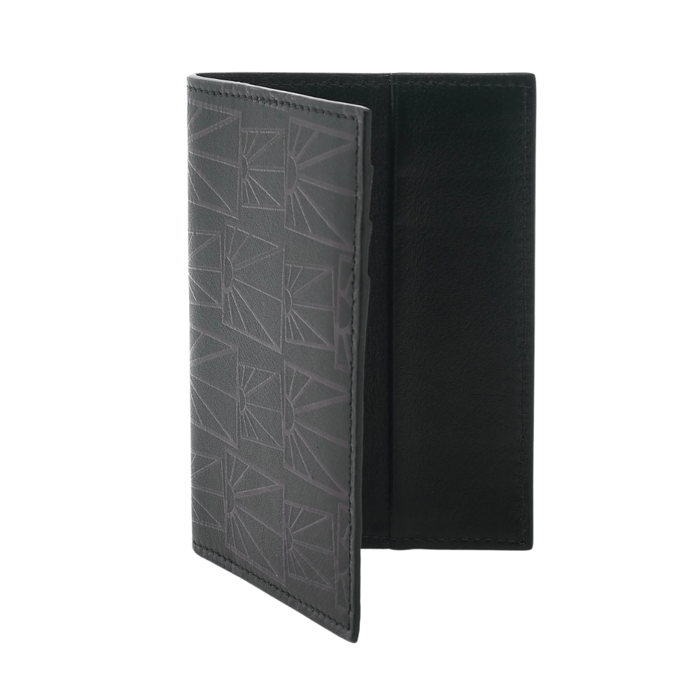 Rassvet Logo Unisex Leather Passport Holder